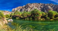 De Rethymno, voyage d'une journée à Preveli Palm Beach-Kourtaliotiko - Hizvo