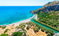 De Rethymno, voyage d'une journée à Preveli Palm Beach-Kourtaliotiko - Hizvo