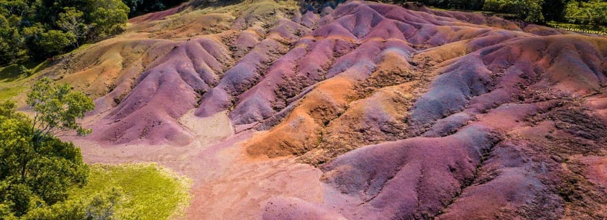 Chamarel: Ingresso para o Geoparque Terra das Sete Cores