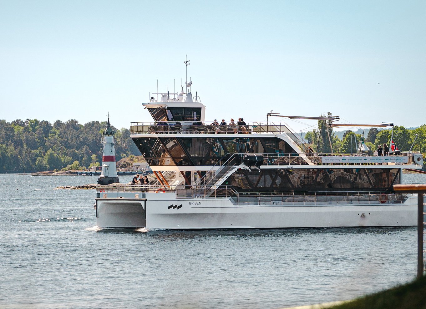 Oslo: Live guidet Oslofjord Cruise med lydløs elektrisk båd