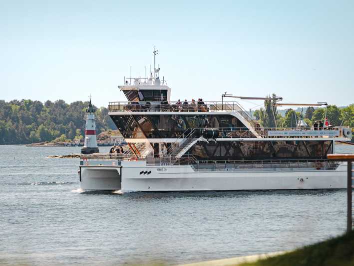 Oslo : Croisière guidée dans l'Oslofjord en bateau électrique