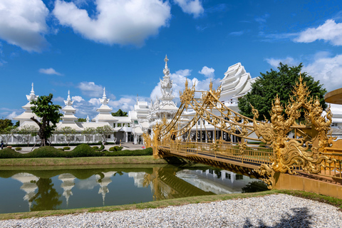 From Chiang Mai: Chiang Rai's White, Blue & Red Temples Tour