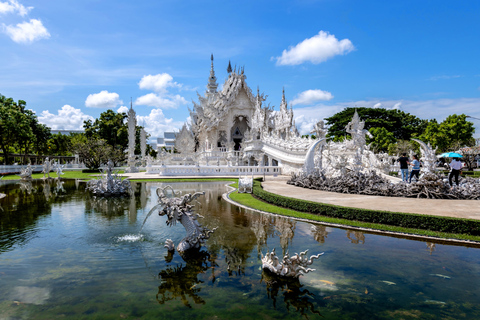 From Chiang Mai: Chiang Rai's White, Blue & Red Temples Tour