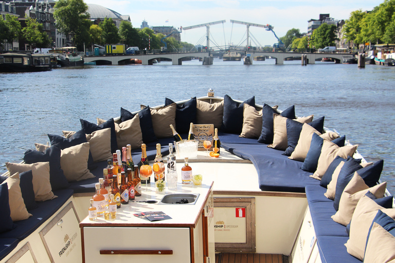 Amsterdam: croisière touristique d'une heure sur le canal Gin & Tonic