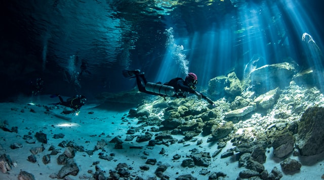 Scuba in 2 cenotes in a half-day