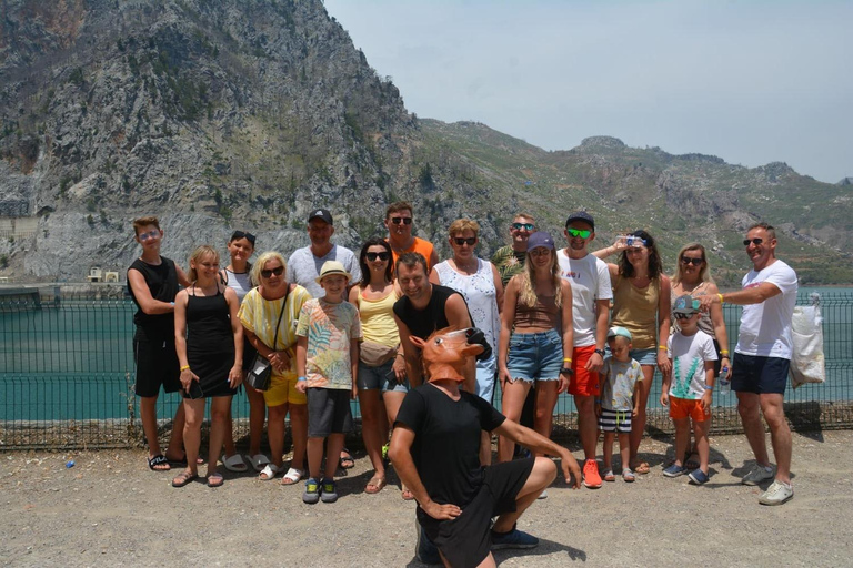 Green Canyon by Cabrio Bus w/ Boat Tour & Lunch from Alanya