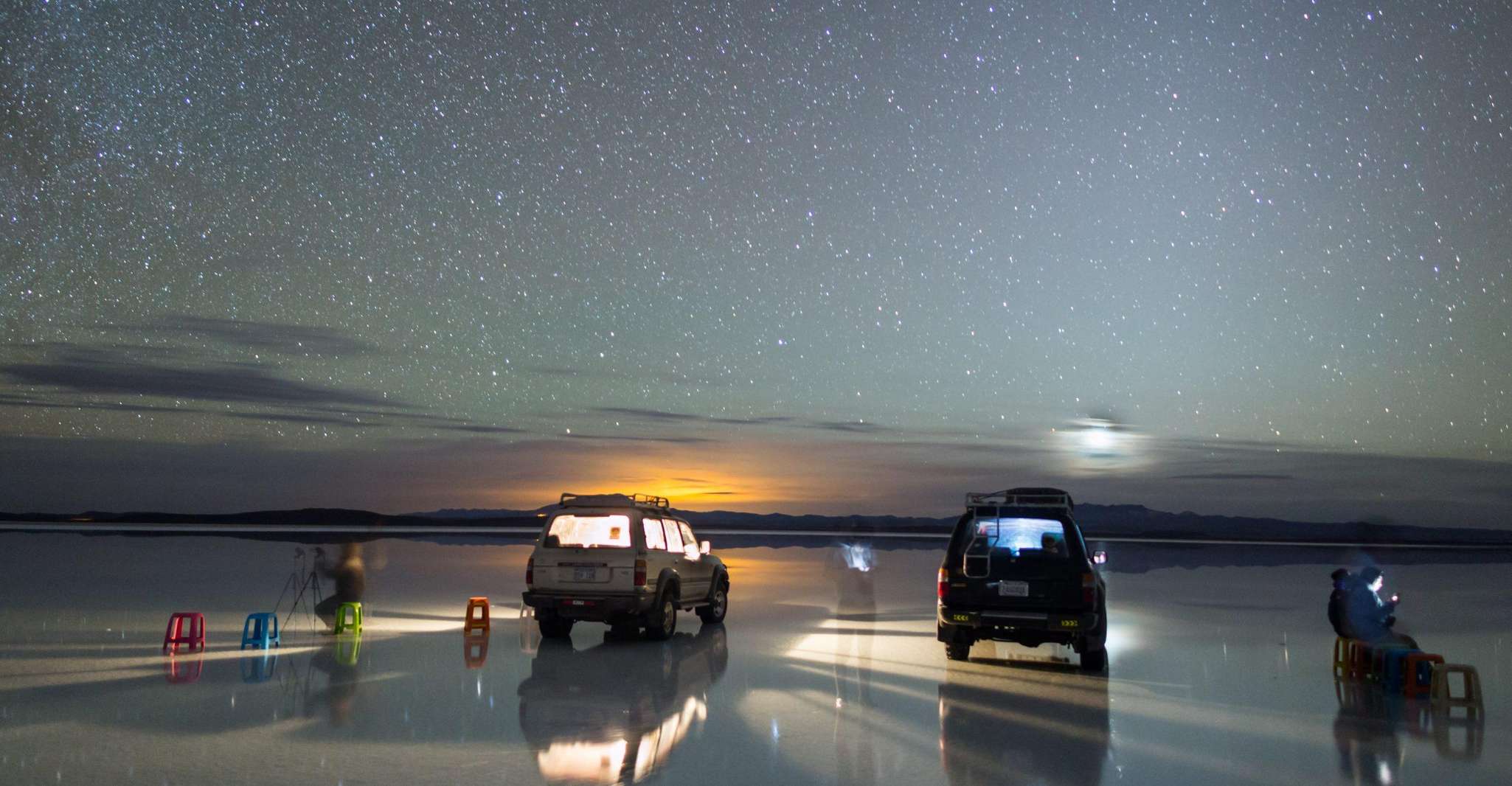 Uyuni Salt Flats + Sonnenuntergang und Nacht der Sterne - Hizvo
