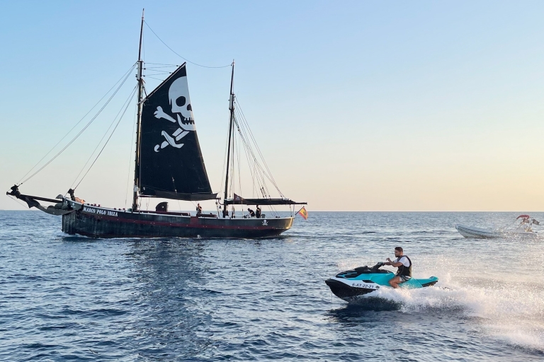 Ibiza: Prywatna wycieczka skuterem wodnym z instruktorem - Santa Eulalia30-minutowa wycieczka prywatnym skuterem wodnym