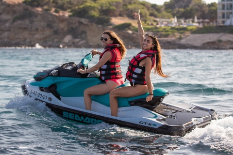 Santa Eulalia : Excursion en jet ski avec recherche de dauphins en option1 heure de jet ski - 1 personne sur le jet ski