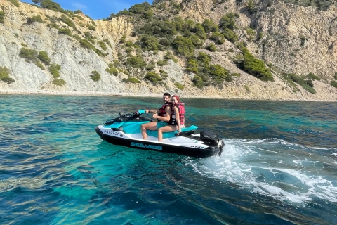 Santa Eulalia: Wycieczka na skuterach wodnych z opcjonalnym poszukiwaniem delfinów1-godzinna wycieczka na skuterze wodnym – 1 osoba na skuterze wodnym