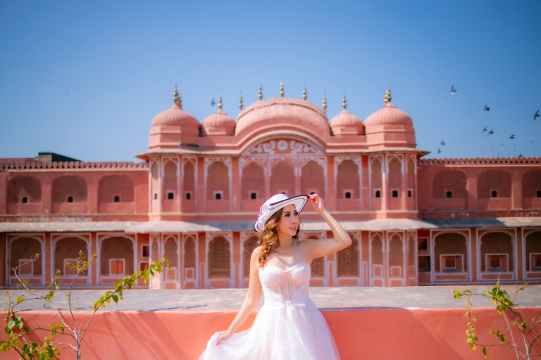 Jaipur: Luxuriöse Jaipur Highlight-Tagestour mit dem Auto