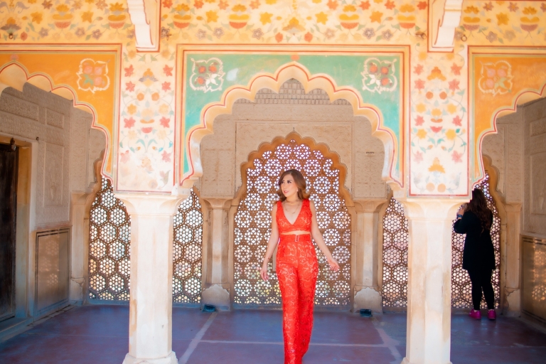 Jaipur: Luxuriöse Jaipur Highlight-Tagestour mit dem Auto