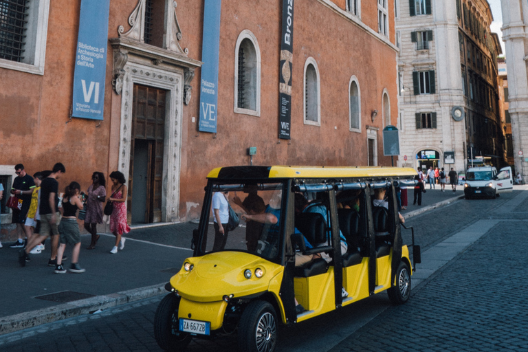 Roma: Tour espresso in golf cart con guida localeRoma: tour espresso in golf cart con guida locale