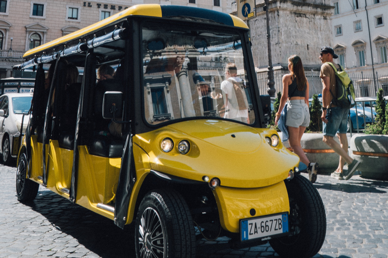 Roma: Tour espresso in golf cart con guida localeRoma: tour espresso in golf cart con guida locale