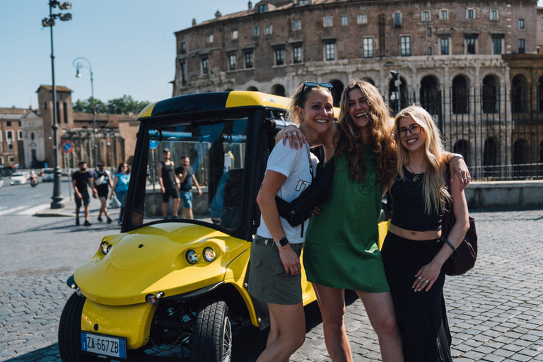 Roma: Tour espresso in golf cart con guida localeRoma: tour espresso in golf cart con guida locale