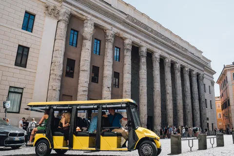 Rome : Visite guidée en voiturette de golf avec guide local