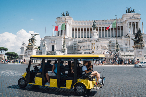 Rome : Visite express en voiturette de golf avec guide local