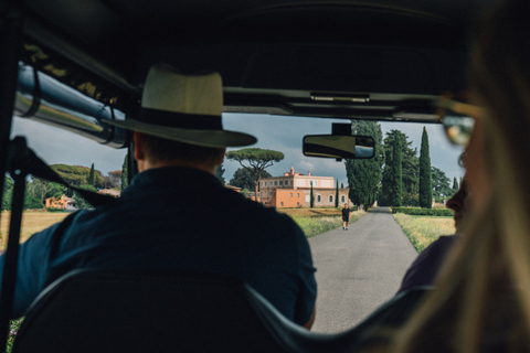 Rome: Appian Way Golf Cart Tour with Roman Catacombs Entry