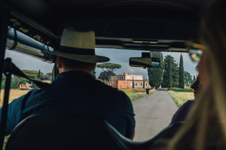 Rome: Appian Way Golf Cart Tour with Roman Catacombs Entry
