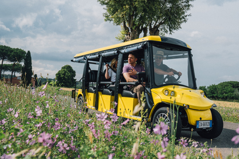 Rome: Appian Way Golf Cart Tour with Roman Catacombs Entry