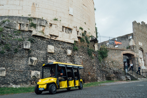 Rome: Appian Way Golf Cart Tour with Roman Catacombs Entry