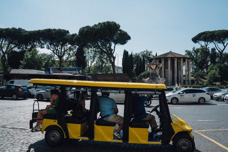 Rome: Appian Way Golf Cart Tour with Roman Catacombs Entry