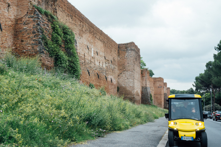Rome: Appian Way Golf Cart Tour with Roman Catacombs Entry