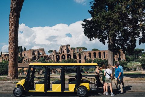 Rome: Appian Way Golf Cart Tour with Roman Catacombs Entry