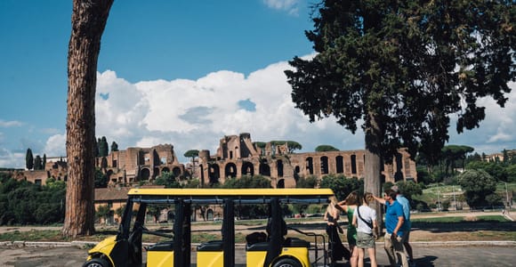 Rome: Appian Way Golf Cart Tour with Roman Catacombs Entry