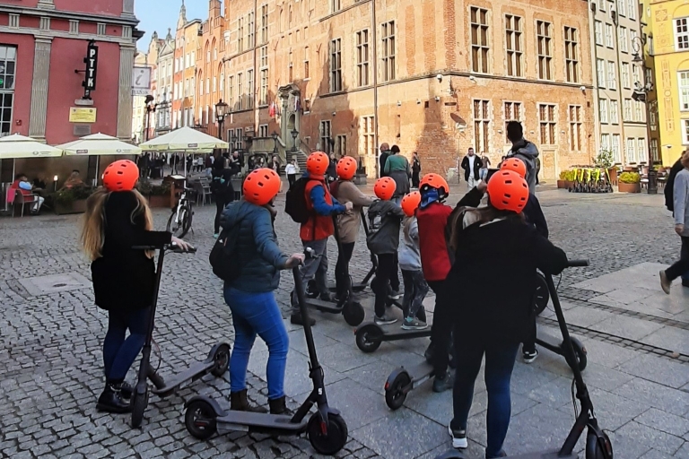Visite guidée de la vieille ville de Gdańsk en scooter électrique