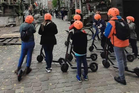 Visita guiada en scooter eléctrico por el casco antiguo de Gdańsk
