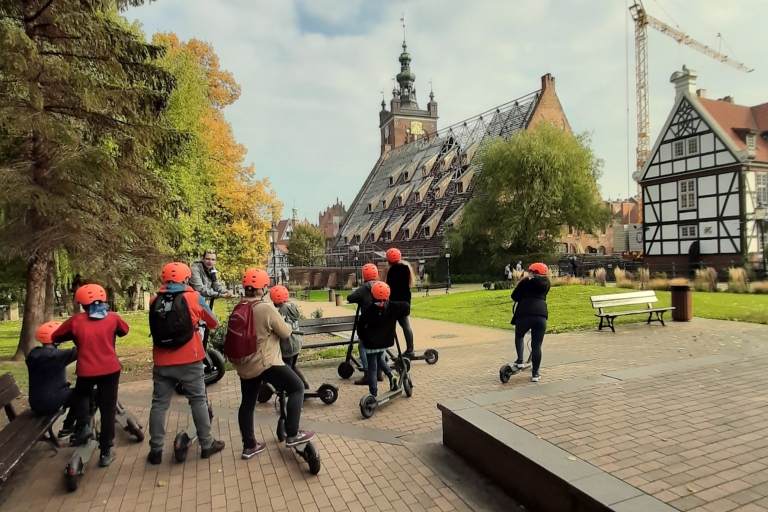 Visite guidée de la vieille ville de Gdańsk en scooter électrique