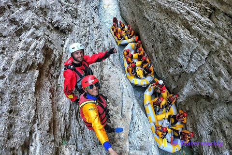 From Berat, Albania: Osumi Canyons Rafting Trip with Lunch Rafting in Osumi Canyon