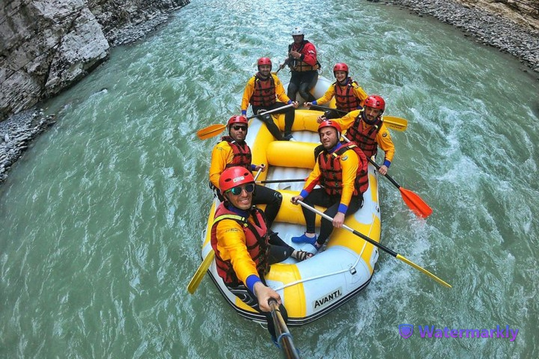 From Berat, Albania: Osumi Canyons Rafting Trip with Lunch Rafting in Osumi Canyon