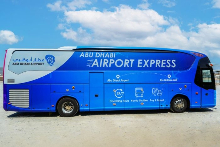 Abu Dhabi: Transfer vom/zum Flughafen & Dubai Ibn Batutta MallTransfer von Dubai Ibn Batutta Mall zum Flughafen Abu Dhabi