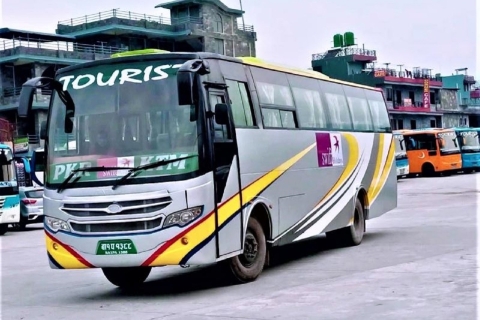 Luxe bankbus - Kathmandu naar Pokhara