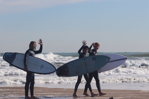 Valência: Aula de surfe para iniciantes na praia de Malvarrosa