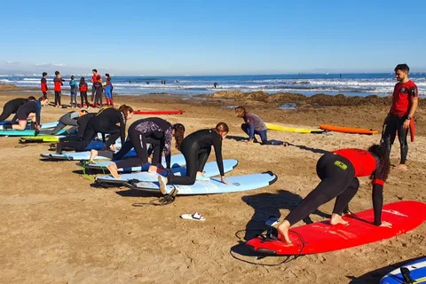 Valencia: Malvarrosa Beach nybörjarkurs i surfing