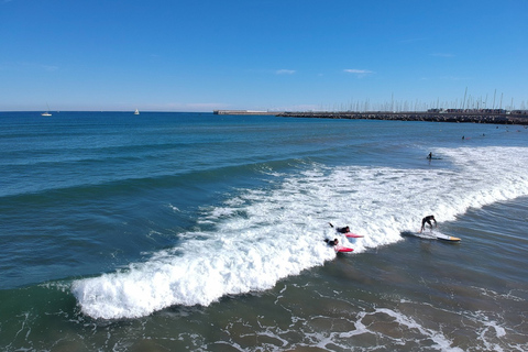 Valência: Aula de surfe para iniciantes na praia de Malvarrosa