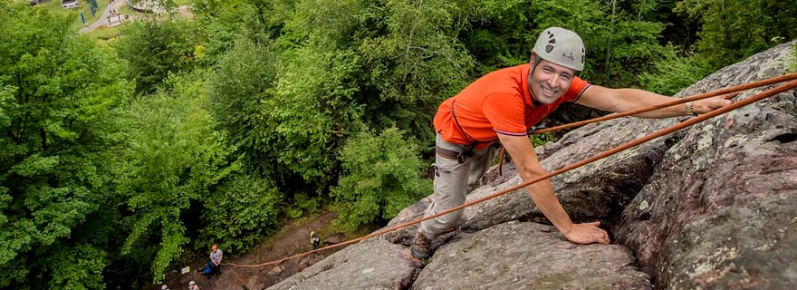 Initiation à l'escalade à Mont-Tremblant