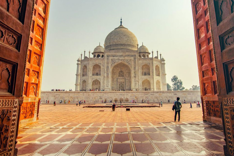 Desde Nueva Delhi: Excursión Privada en Coche por el Taj Mahal y el Fuerte de AgraCoche privado con conductor y guía turístico