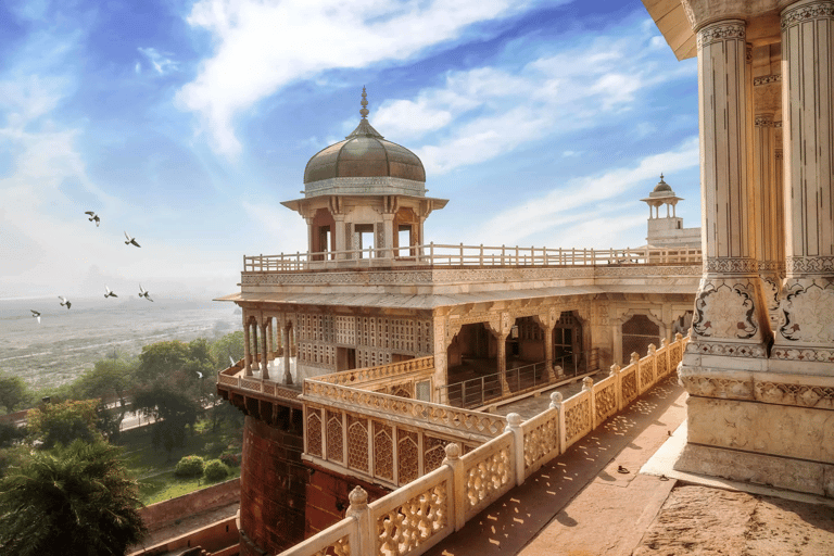 Desde Nueva Delhi: Excursión Privada en Coche por el Taj Mahal y el Fuerte de AgraCoche privado con conductor y guía turístico