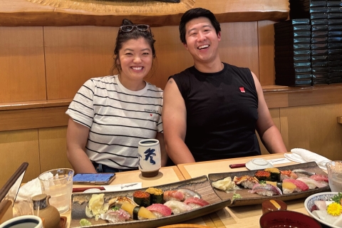 Poznaj kulturę i jedzenie Tsukiji｜ Porównanie sushi i sakeWycieczka kulturalna i kulinarna Tsukiji