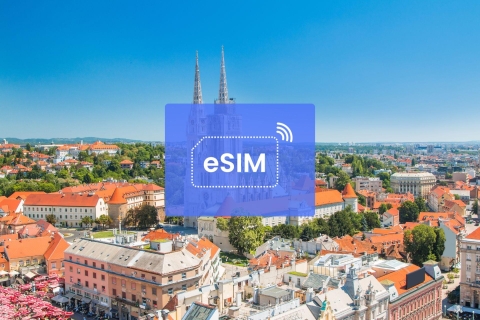 Zagreb: Croatia/ Europe eSIM Roaming Mobile Data Plan 3 GB/ 15 Days: 42 European Countries