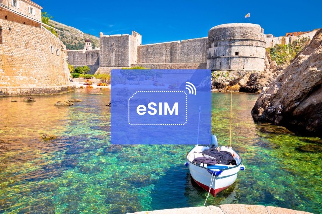 Visit Dubrovnik Croatia/ Europe eSIM Roaming Mobile Data Plan in Ocean Springs