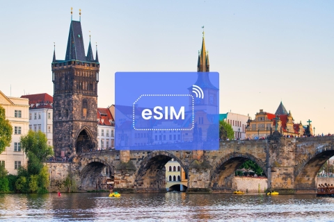 Praga: Czechy/Europa eSIM Roaming mobilny plan transmisji danych20 GB/ 30 dni: 42 kraje europejskie