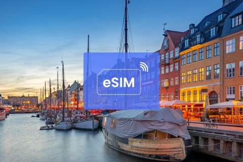 Kopenhaga: Dania/Europa Pakiet danych mobilnych w roamingu eSIM20 GB/ 30 dni: 42 kraje europejskie