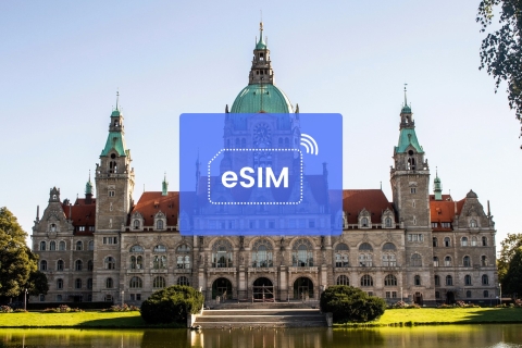 Hanower: Niemcy/Europa Plan danych mobilnych w roamingu eSIM1 GB/ 7 dni: tylko Niemcy