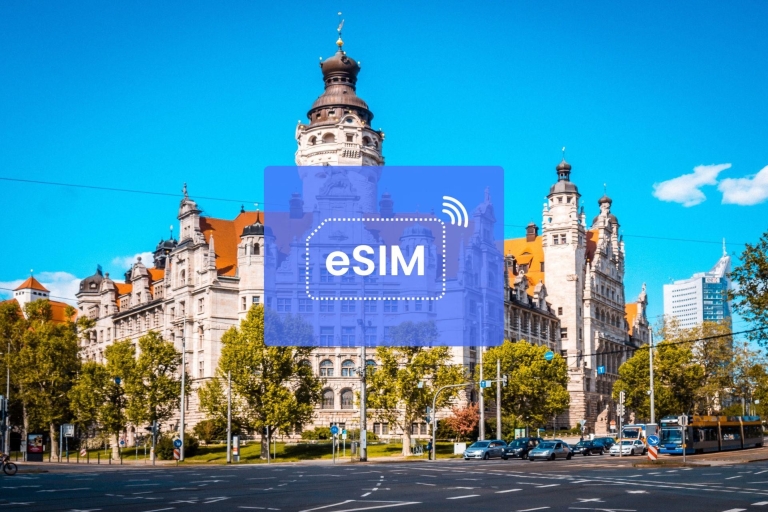 Leipzig: Germany/ Europe eSIM Roaming Mobile Data Plan 50 GB/ 30 Days: 42 European Countries
