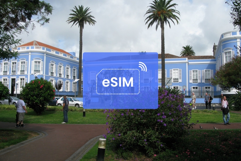 Ponta Delgada: Portugal/Europa eSIM roaming mobiel dataplan(Copy of) 20 GB/ 30 dagen: 42 Europese landen